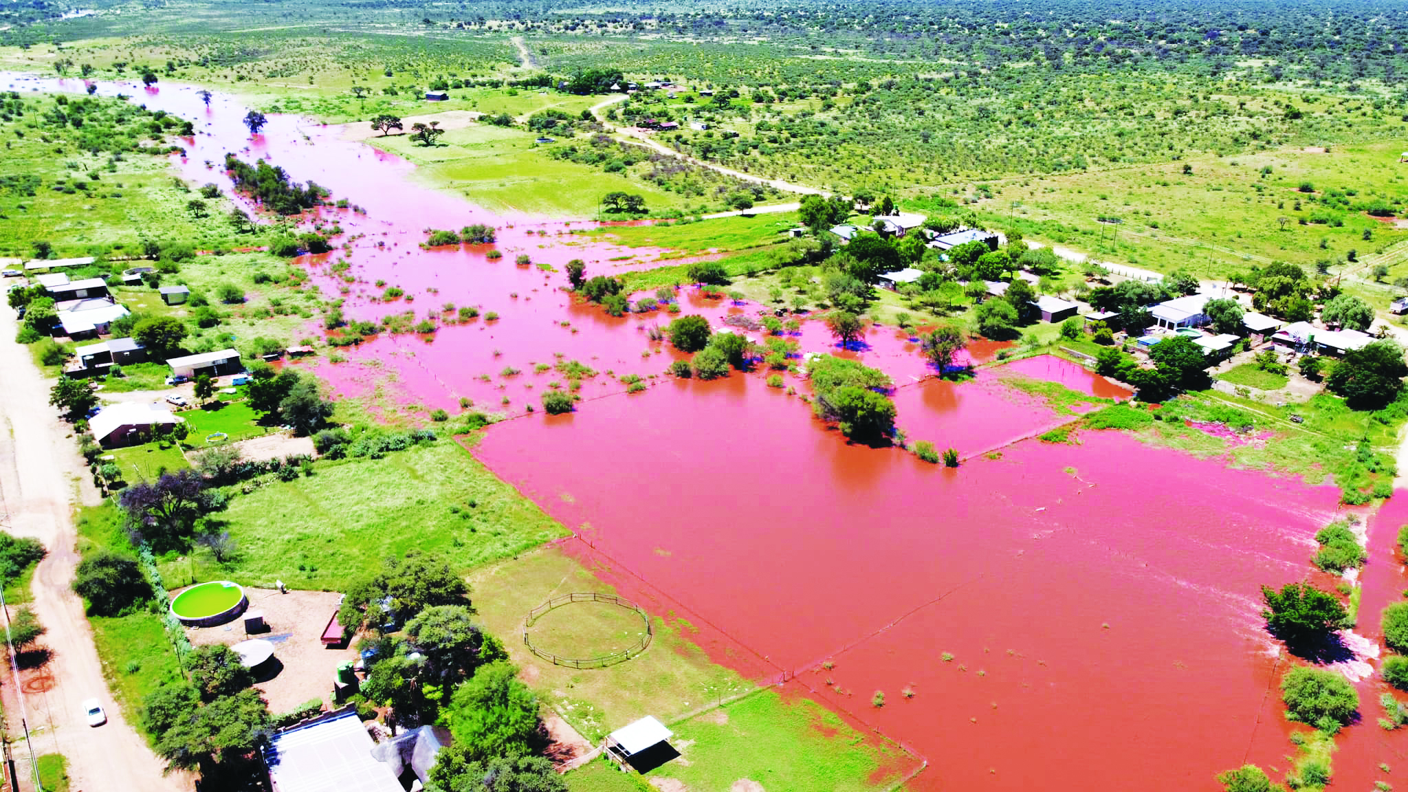 Gamagara River in flood